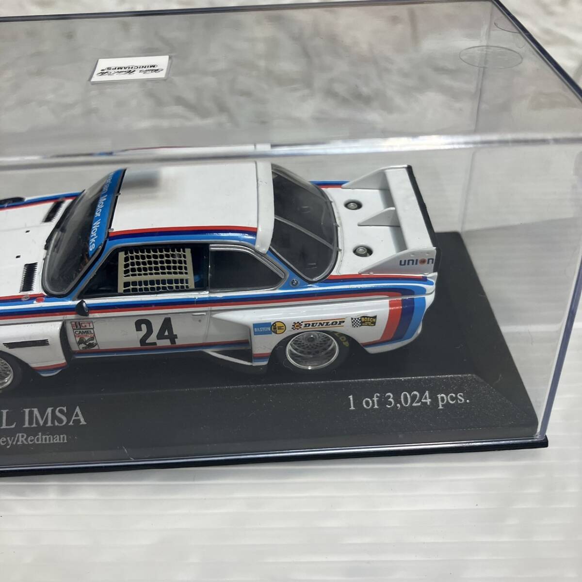 MINICHAMPS ミニチャンプス BMW 3.5 CSL 24h 1976年 ミニカー 25号車 限定_画像4