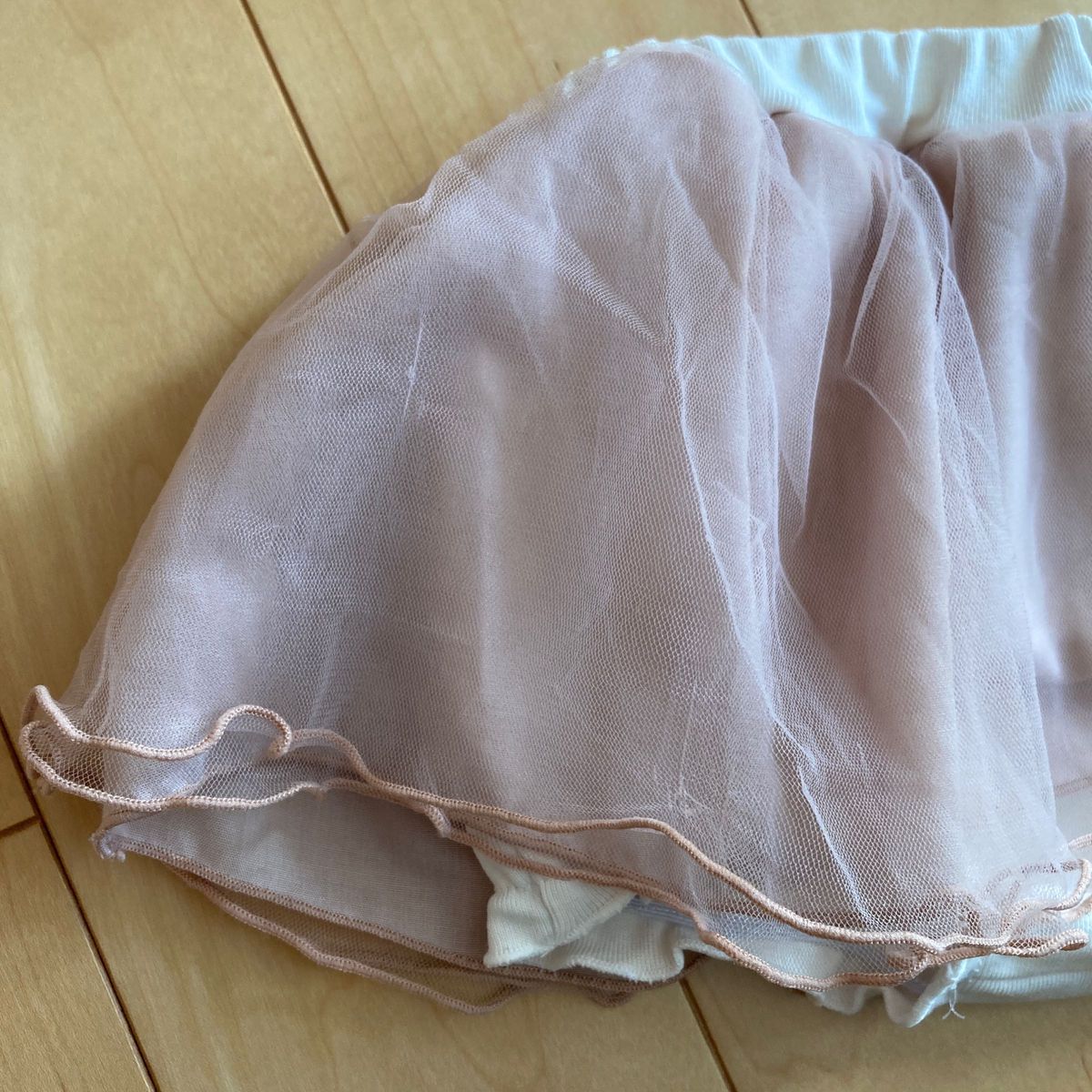 70 プティマイン チュール スカート ブルマ ピンク　女の子　子供服　春夏秋　 ショートパンツ キュロットスカート