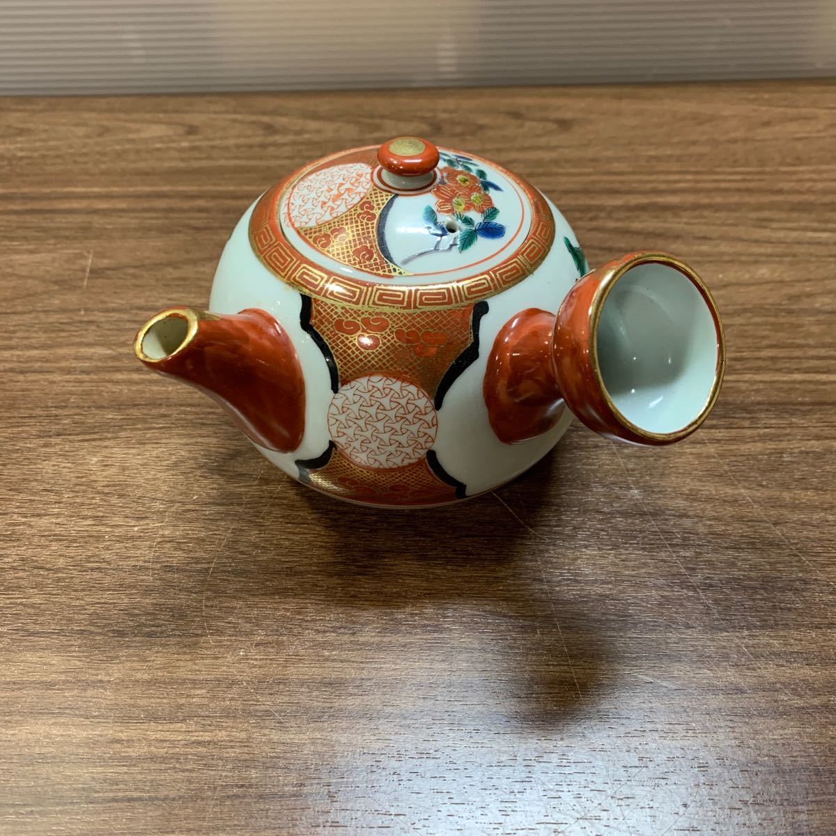 382 煎茶器、急須、久谷庄三作 Yahoo!オークション - 九谷焼 急須 九谷庄三作 茶道具 茶器 煎茶