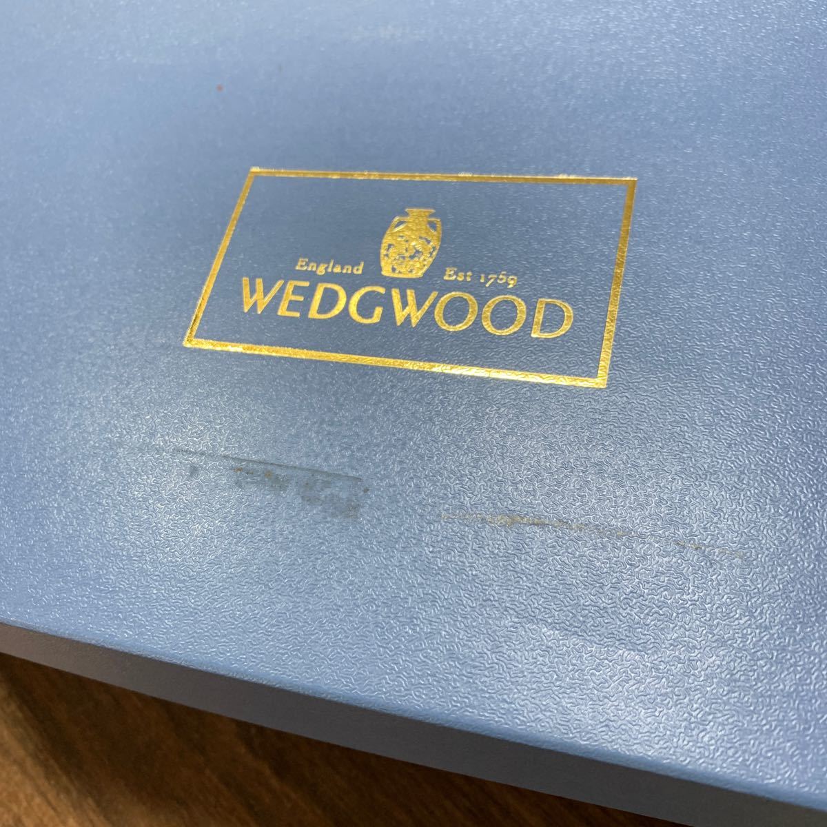 WEDGWOOD カップ ソーサー 2客セット 美品 ブループラム ウェッジウッド ペア BLUE PLUM おしゃれ 上品 来客用 洋食器 キッチン (石597_画像10