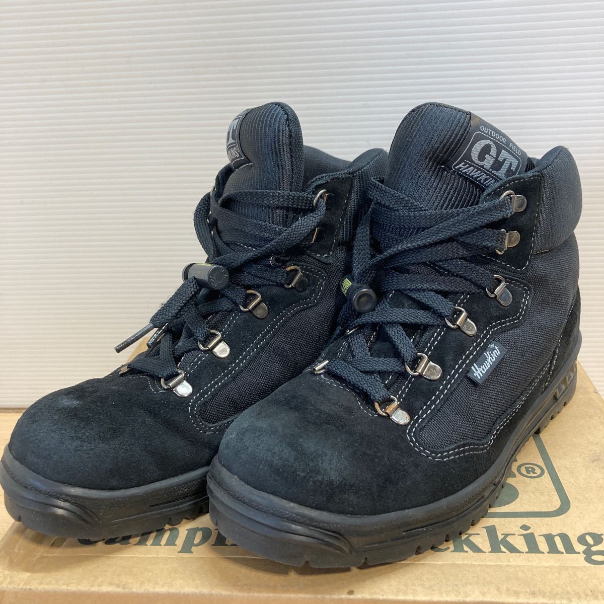 1 jpy start G.T HAWKINS Hawkins trekking shoes 24cm black GT-9001J mountain climbing shoes outdoor lady's 