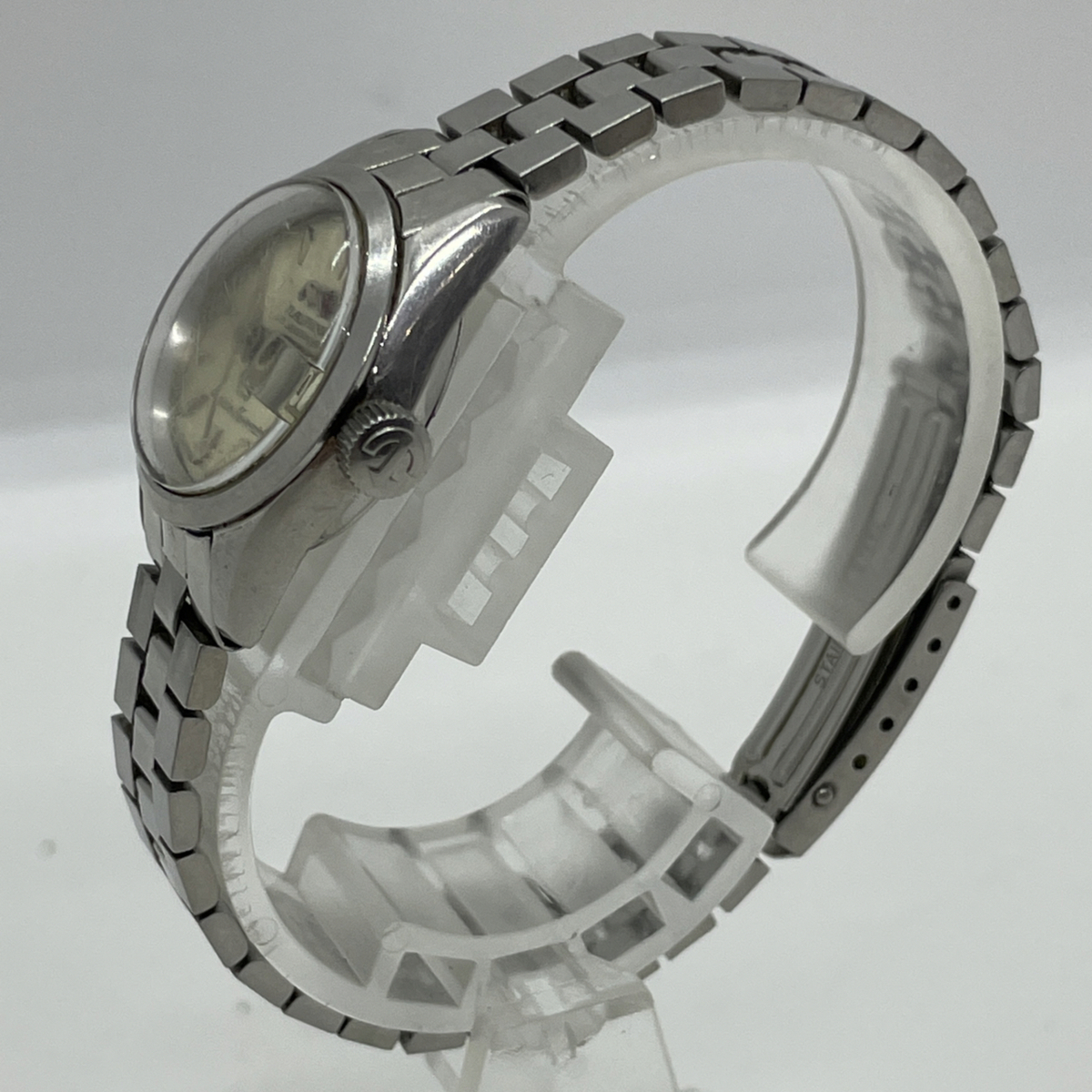 USED RADO ラドー Green Horse グリーンホース 腕時計 アナログ AT レディース シルバー系 自動巻き 稼働品の画像3