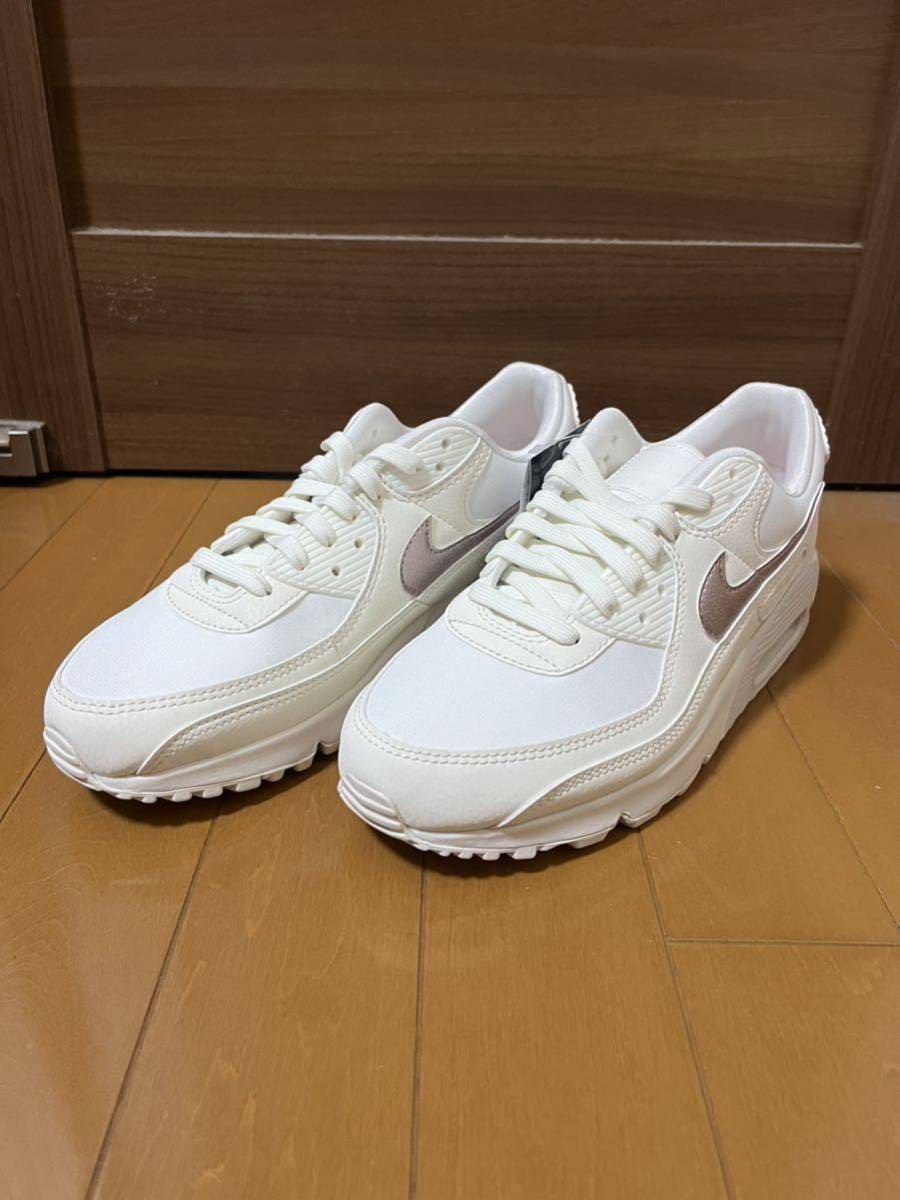 Nike WMNS Air Max 90 Sail/Phantom/Pink Oxford ナイキ ウィメンズ エアマックス 90 セイル/ファントム/ピンクオックスフォード 27cmの画像1