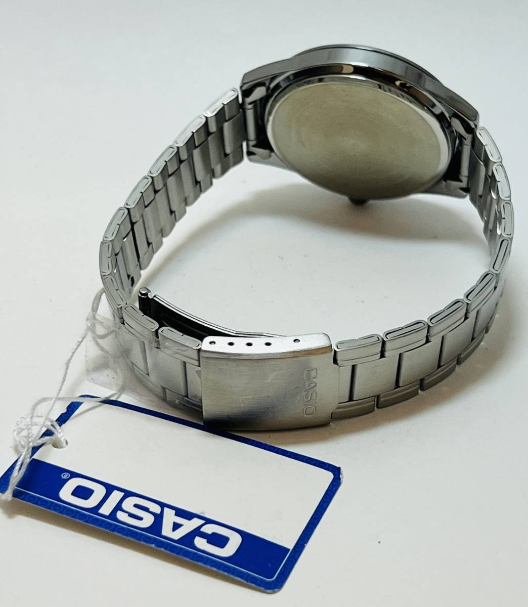 未使用品　動作　CASIO カシオ クオーツ MTP-V005 メンズ腕時計 黒文字盤_画像6