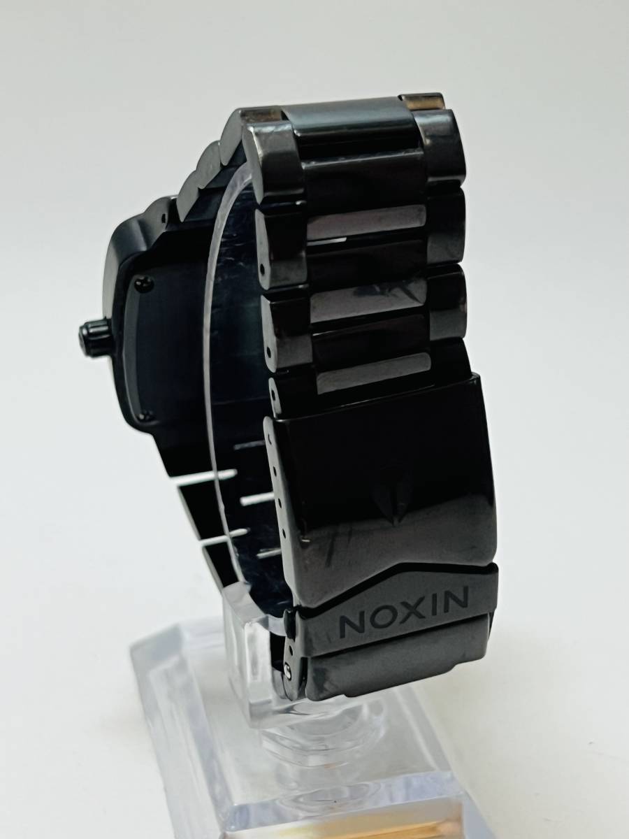 動作未確認 NIXON ニクソン THE PLAYER 9I ブラック メンズ クオーツ腕時計の画像3