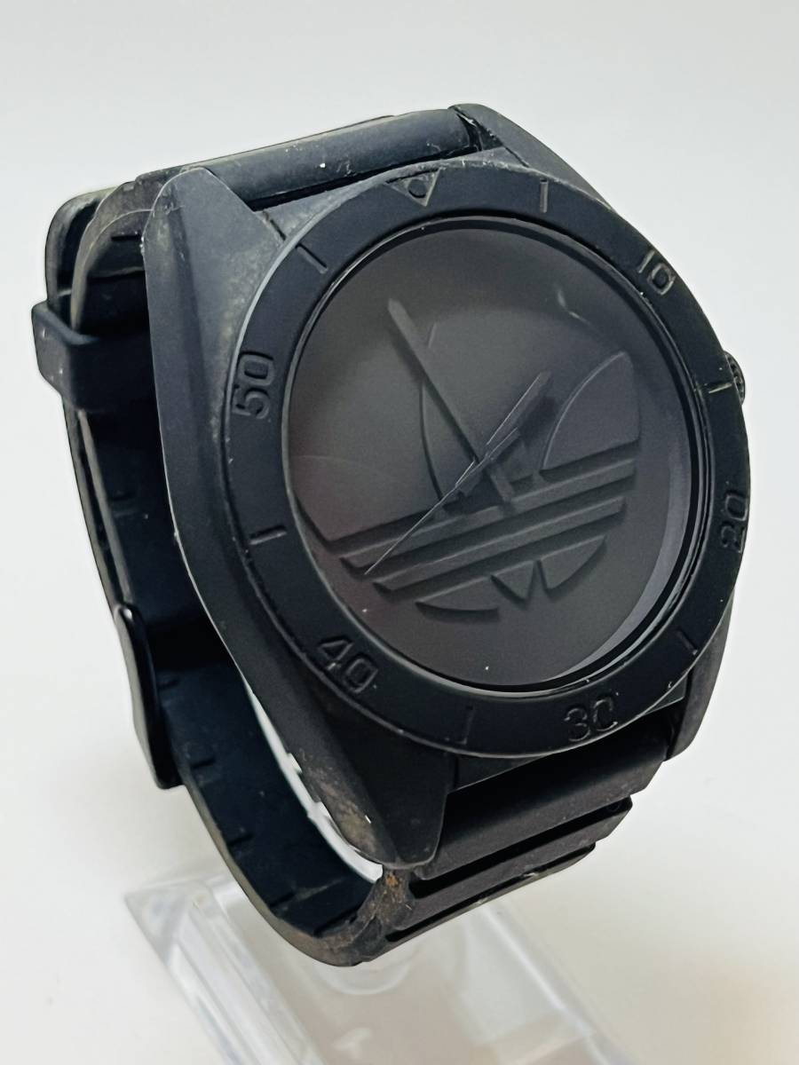 動作未確認 adidas アディダス Santiago サンティアゴ ADH2710 腕時計 メンズ ラバーの画像1