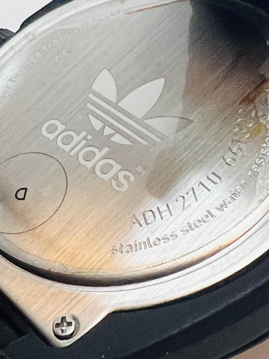 動作未確認 adidas アディダス Santiago サンティアゴ ADH2710 腕時計 メンズ ラバーの画像4