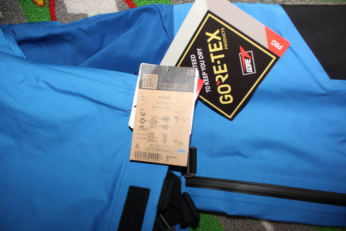 未使用 M 青 ノースフェイス ゴアテックスGORE-TEX PRO PRODUCTS 未使用 M 青 ノースフェイス ゴアテックスGORE-TEX PRO PRODUCTS
