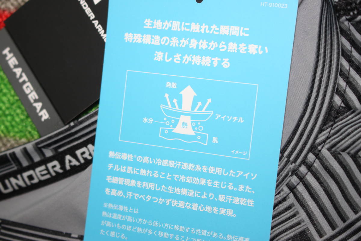 未使用アンダーアーマー　メンズXXL　 アイソチル ヒートギアコンプレッションロングスリーブ 長袖シャツ 1378346　送料無料即決_画像6