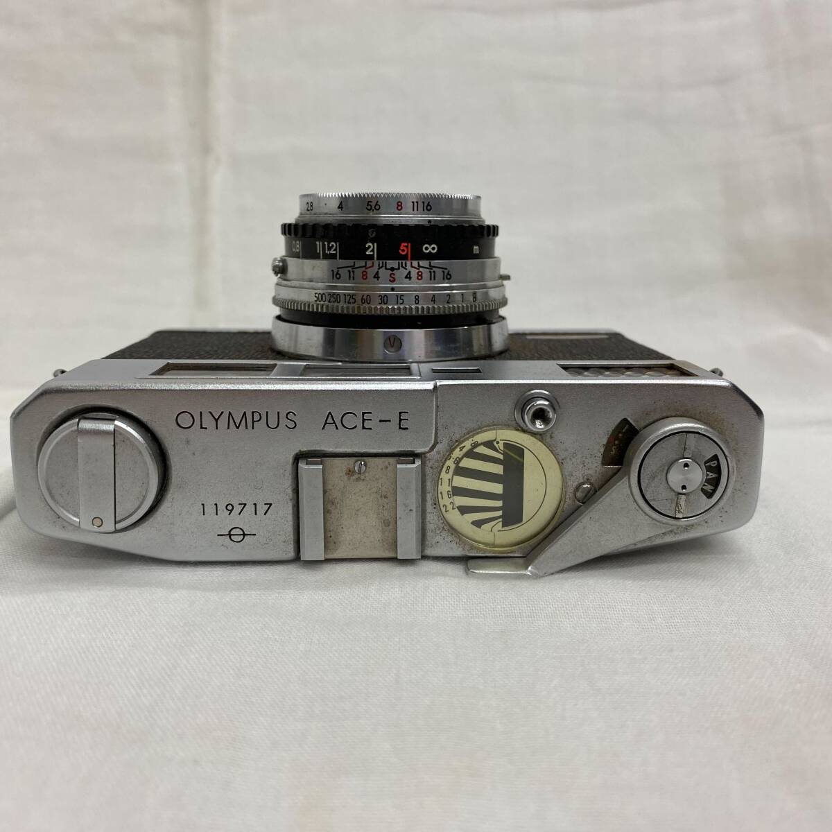 ♪A75007:OLYMPUS ACE オリンパス オリンパスエース E.Zuiko 45mm F2.8　フィルムカメラ レンジファインダー 中古 ジャンク_画像5