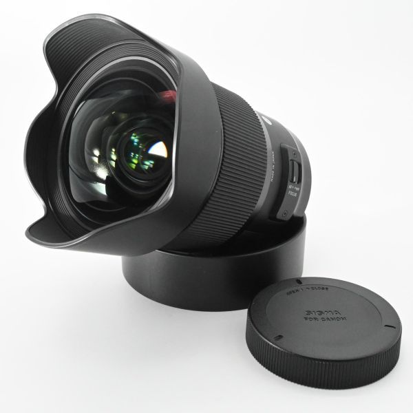 【新品級の極上美品/動作◎】 SIGMA 単焦点レンズ Art 20mm F1.4 DG HSM キヤノン用 シグマ