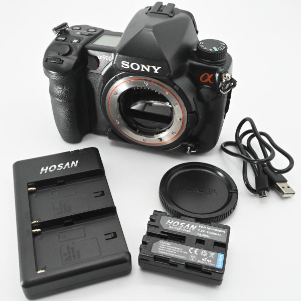 ショット数6958枚　シリアル0000　ソニー SONY デジタル一眼レフ α900 ボディ DSLR-A900_画像1