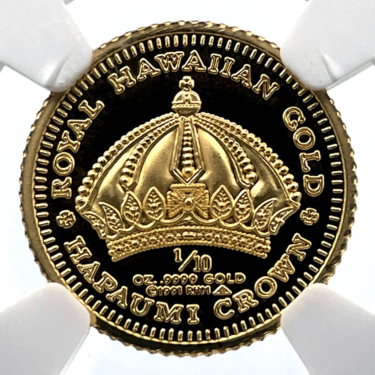 ◆初めての金貨に！◆ ハワイ王国の女王 リリウオカラニ TopPop 1991 PF70UC 1/10オンス 金貨 NGC モダンコイン 硬貨 米国 アメリカ