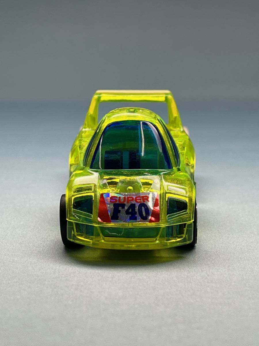 TAKARA/ チョロQ/ HG/ NO.23/ Ferrari F-40/ フェラーリ F-40/ DUNLOPタイヤ/ イエロークリア/ 日本製/ _画像3