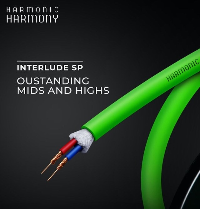 [ Japan domestic regular goods ]Harmonic Harmony INTERLUDE SP( Inter Roo do) speaker cable 1m unit selling by the piece 