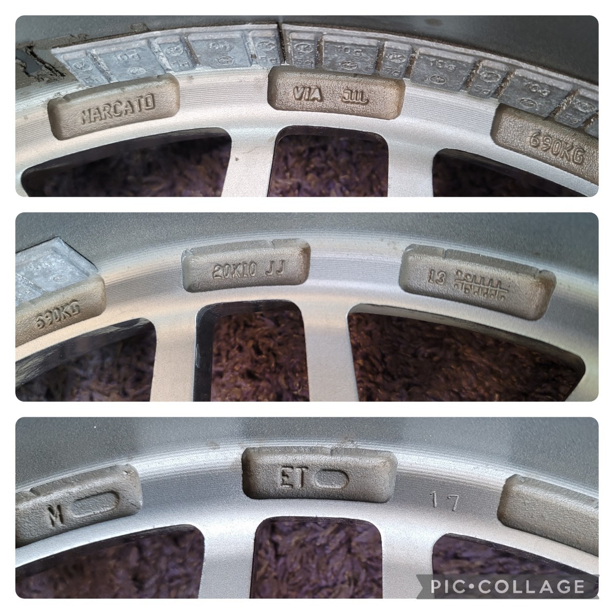 BBS LM タイプ LM風 20インチ 深リム 段リム20インチ 10J+17 BBS LM タイプ LM風 20インチ 深リム 段リム20インチ 10J+17