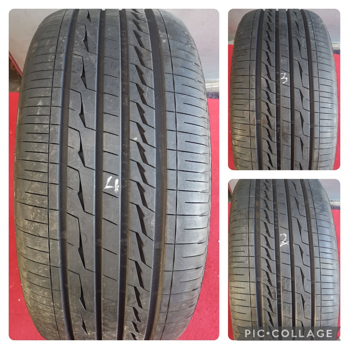 ブリジストン SUV用タイヤ BRIDGESTONE ALENZA LX100　 275/45R20 110W 国産 日本製 ブリヂストン　夏タイヤ 4本セット年式2022バリ山 _画像8