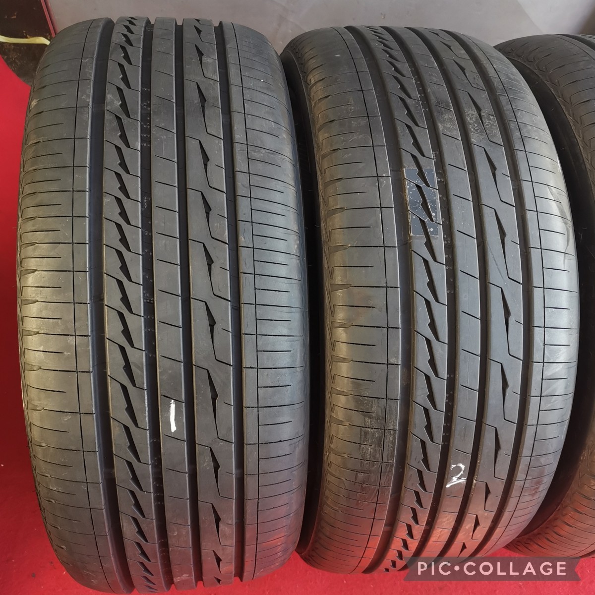 ブリジストン SUV用タイヤ BRIDGESTONE ALENZA LX100　 275/45R20 110W 国産 日本製 ブリヂストン　夏タイヤ 4本セット年式2022バリ山 _画像3