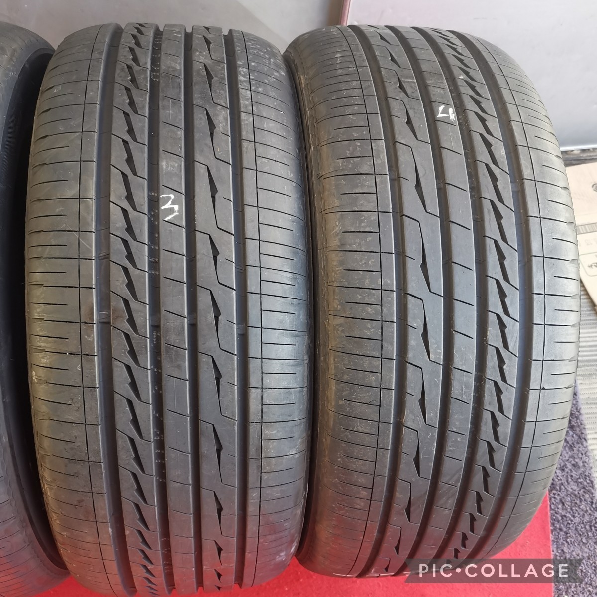 ブリジストン SUV用タイヤ BRIDGESTONE ALENZA LX100　 275/45R20 110W 国産 日本製 ブリヂストン　夏タイヤ 4本セット年式2022バリ山 _画像4