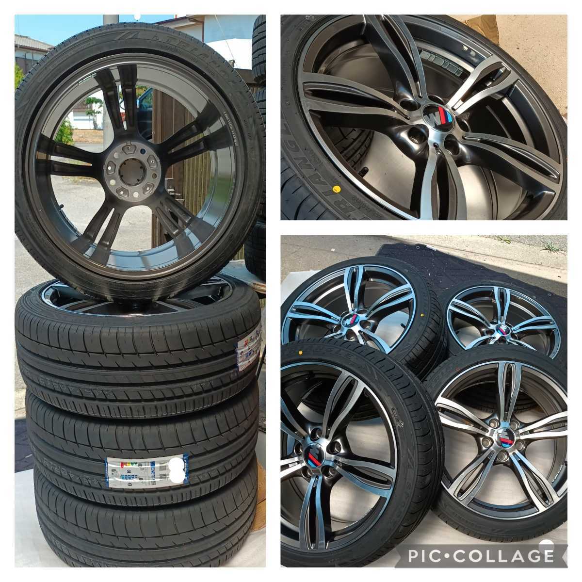 新品 タイヤホイール4本セット BMW 5シリーズ 6シリーズ X3 F10 F11 F12 F13 E83 19インチタイヤ付き4本セット245/40R19 245/40R19_画像5