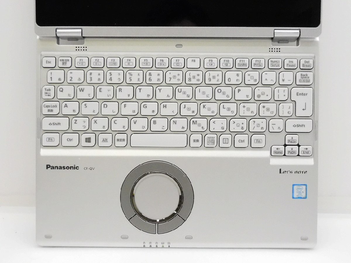 【1円スタート】Panasonic Let's note CF-QV8 CF-QV8TFAVS Core i5 8365U 8GB 256GB(SSD) 12インチ WQXGA+2880×1920タッチパネル Win11Pro_画像2