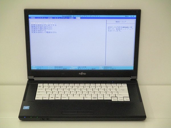 【1円スタート】富士通 LIFEBOOK A576/P FMVA1600V Celeron 3855U 1.6Ghz 16GB 光学ドライブあり 15.6インチ OSなし BIOSのみ_画像1