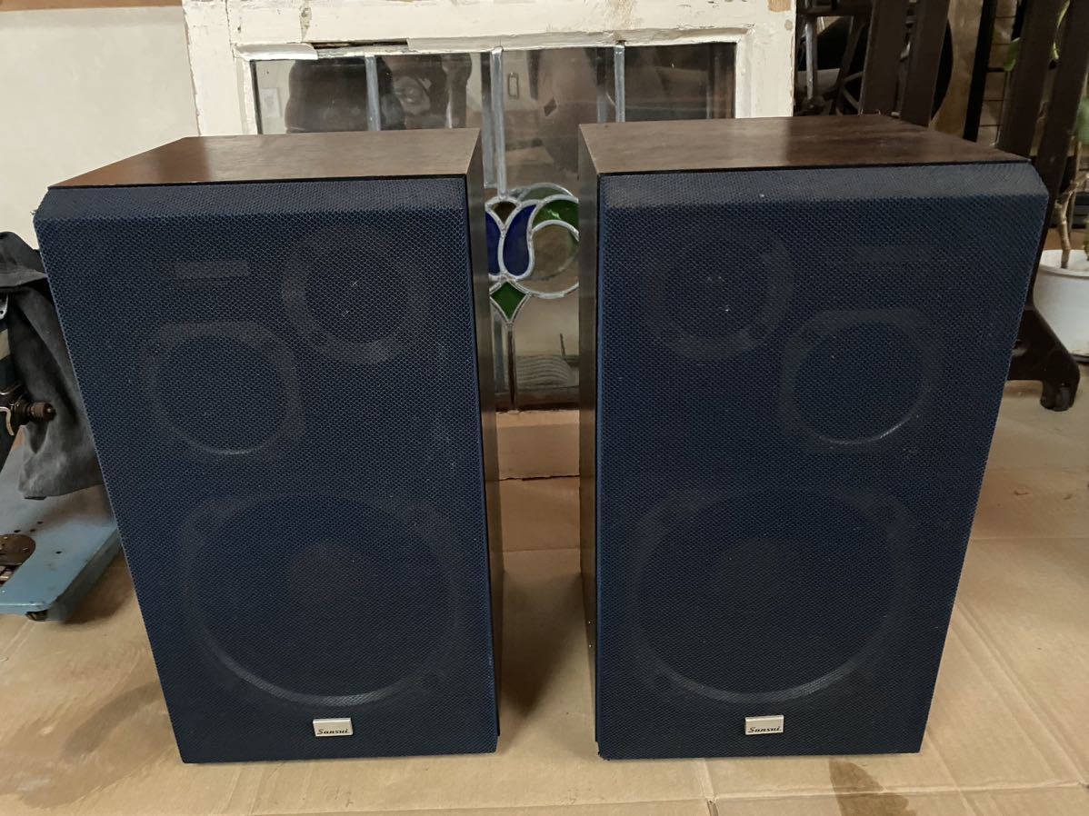  including carriage * ultra rare * name machine beautiful goods * Sansui SP-V50 speaker pair * is good sound does 