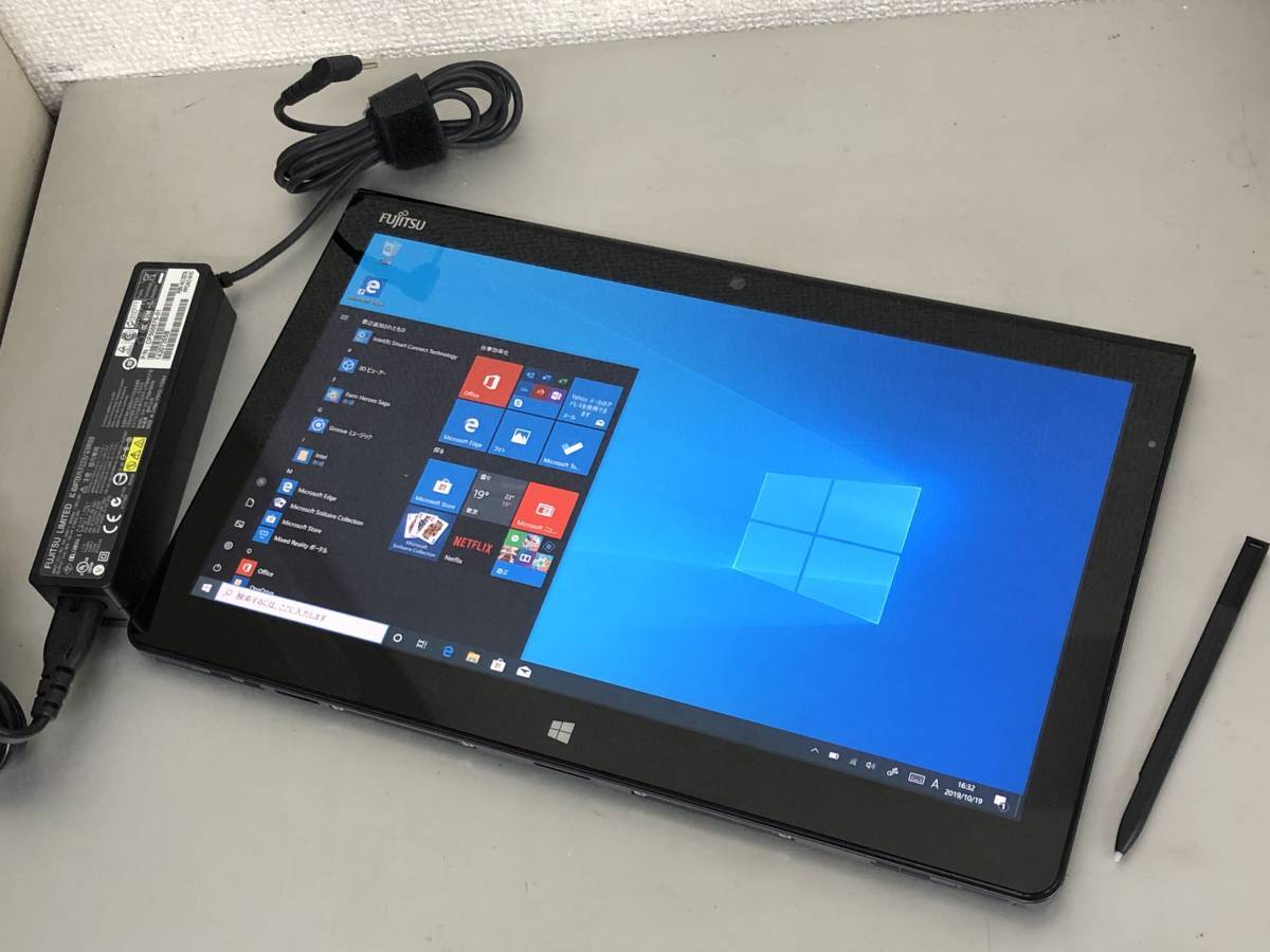 富士通Tab Q704 core i3/SSD128G/12インチ/フルHD/Win10/Microsoft Office　10000円_画像1