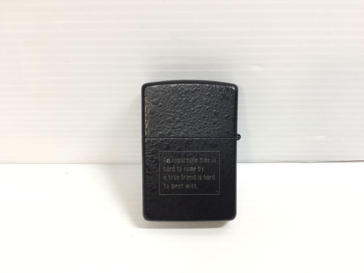 [K-2024]ZIPPO 喫煙グッズ オイルライター☆ブラック 着火確認済み★BRDFORD.PA ジッポ Zippo♪売り切り 1円スタート!!_画像3