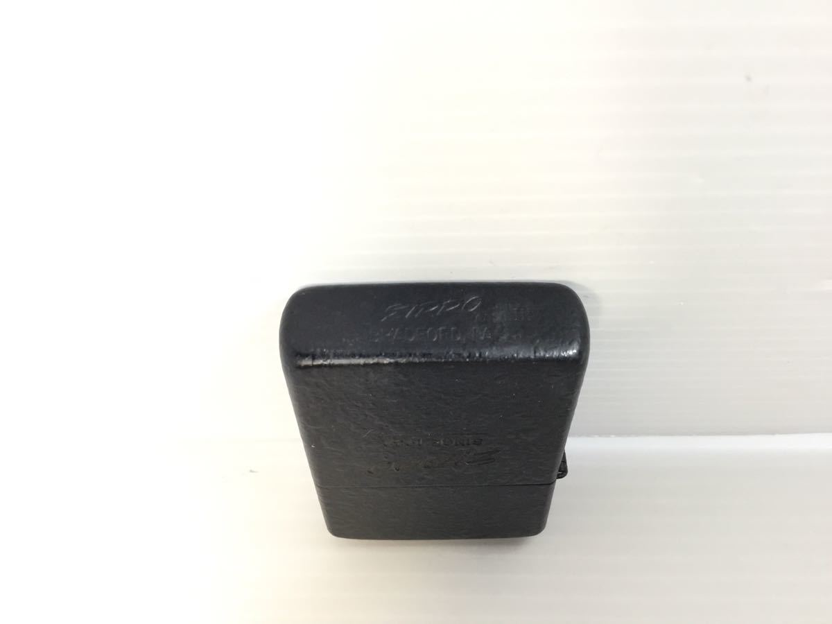 [K-2024]ZIPPO 喫煙グッズ オイルライター☆ブラック 着火確認済み★BRDFORD.PA ジッポ Zippo♪売り切り 1円スタート!!_画像6