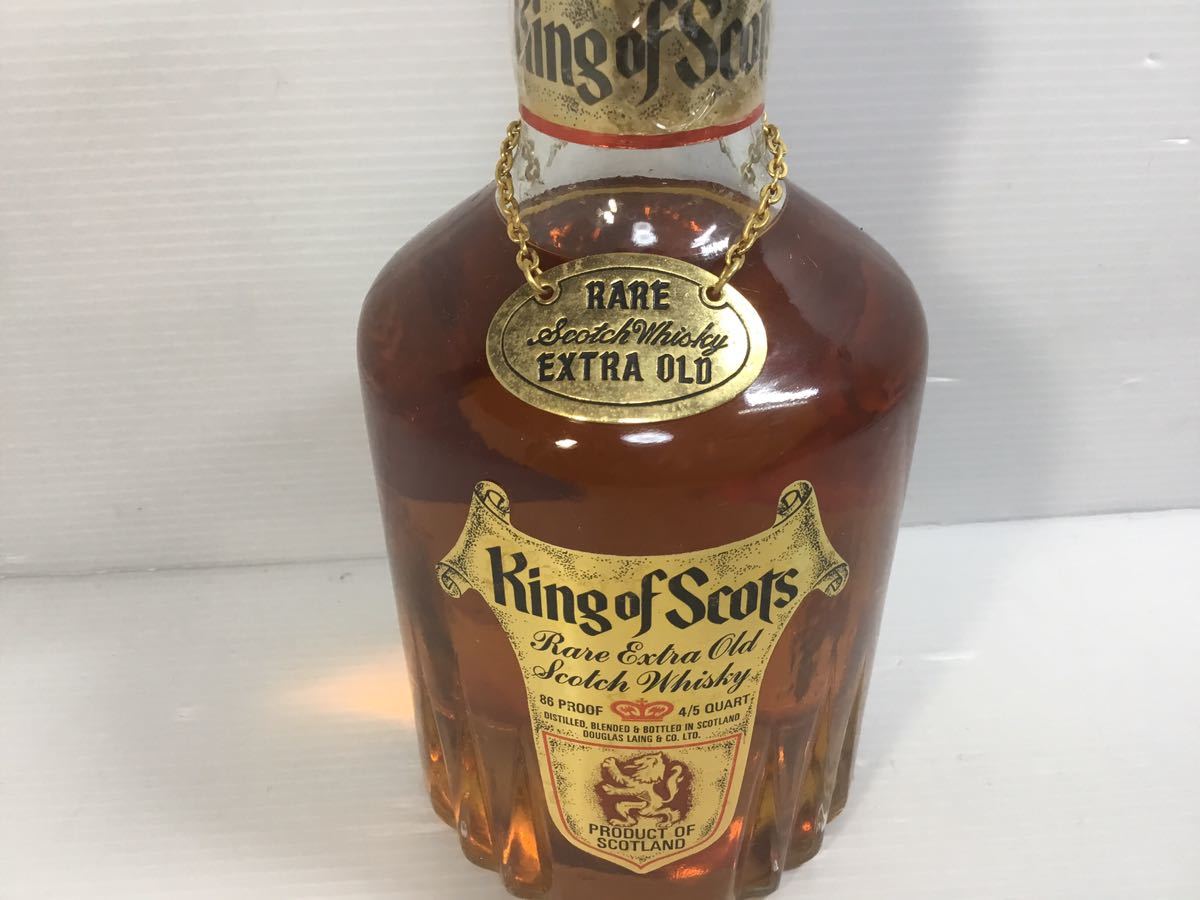 [K-2024]King of Scots エクストラオールド★古酒 キング オブ スコッツ☆未開栓 スコッチウイスキー♪売り切り 1円スタート!!_画像2