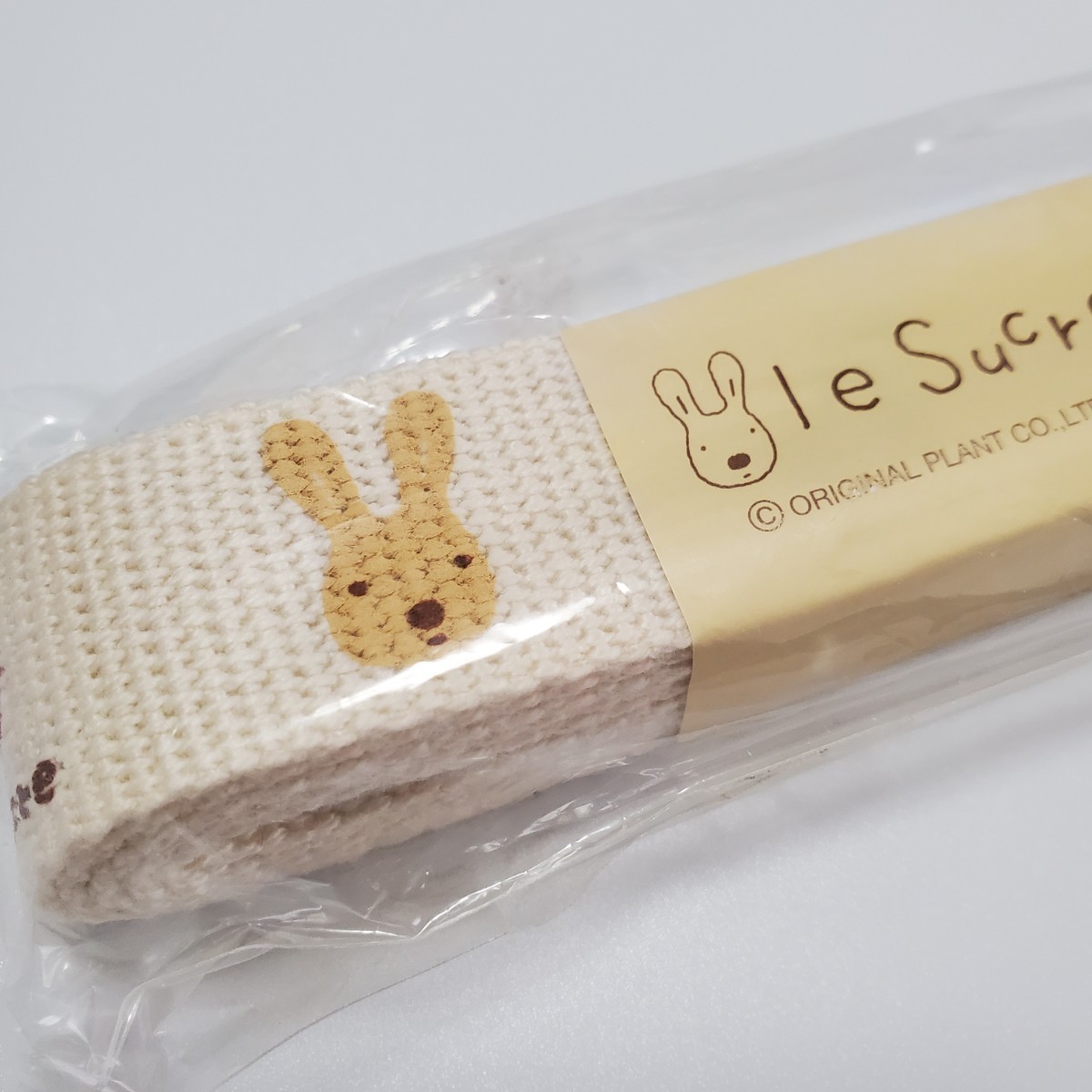 送料無料☆匿名配送☆le sucre Pテープ 手提げ 取っ手 リボン ル・シュクル うさぎ かわいい オシャレ 幼稚園バッグ ハンドメイド 女の子 _画像3