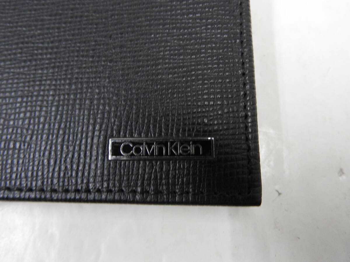 ☆未使用　カルバンクライン Calvin Klein 二つ折り財布 レザー メンズ 31ck130009 BOX付☆_画像3