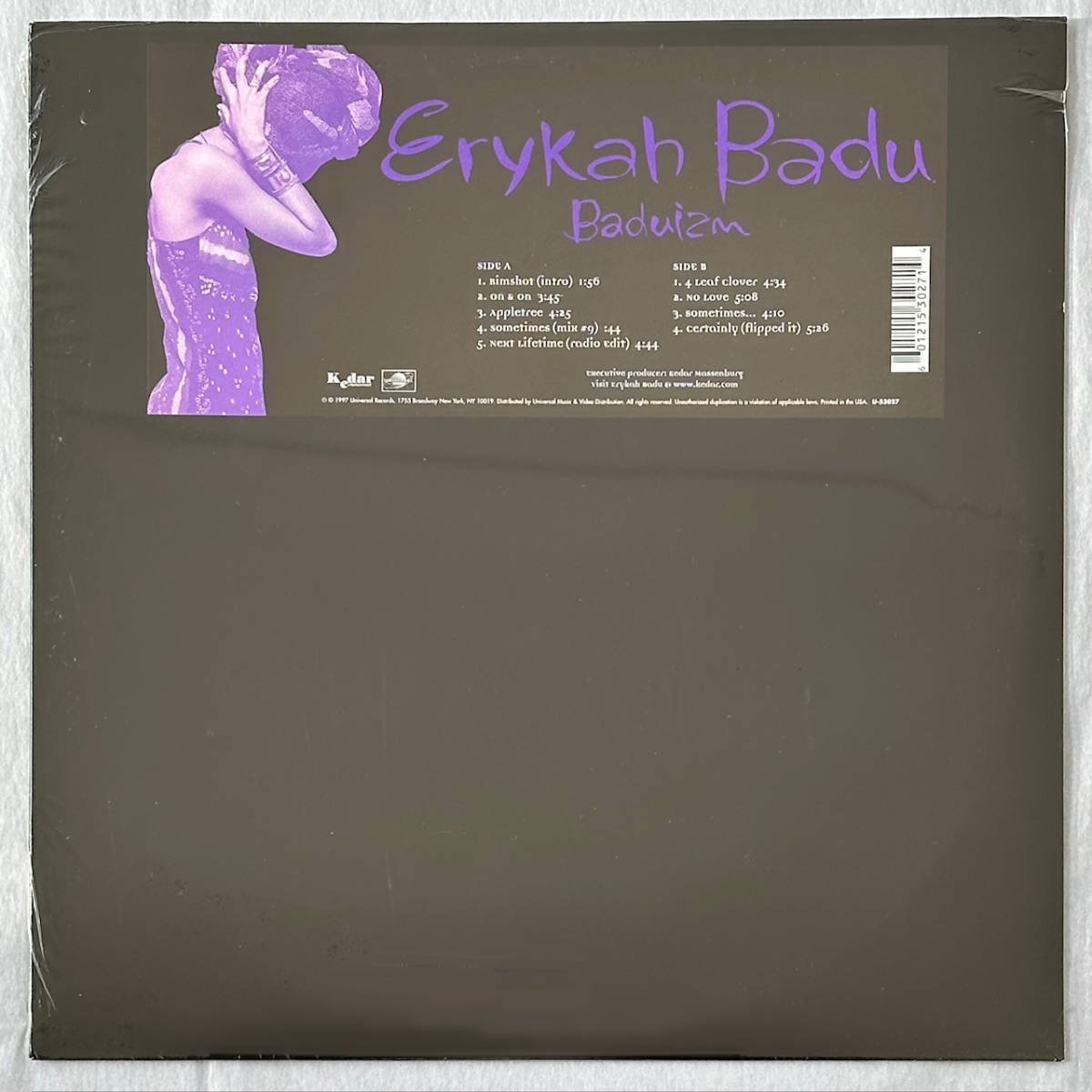 ■1997年 オリジナル US盤 新品 シールド Erykah Badu - Baduizm 12”LP U-53027 Kedar Entertainment / Universal Records