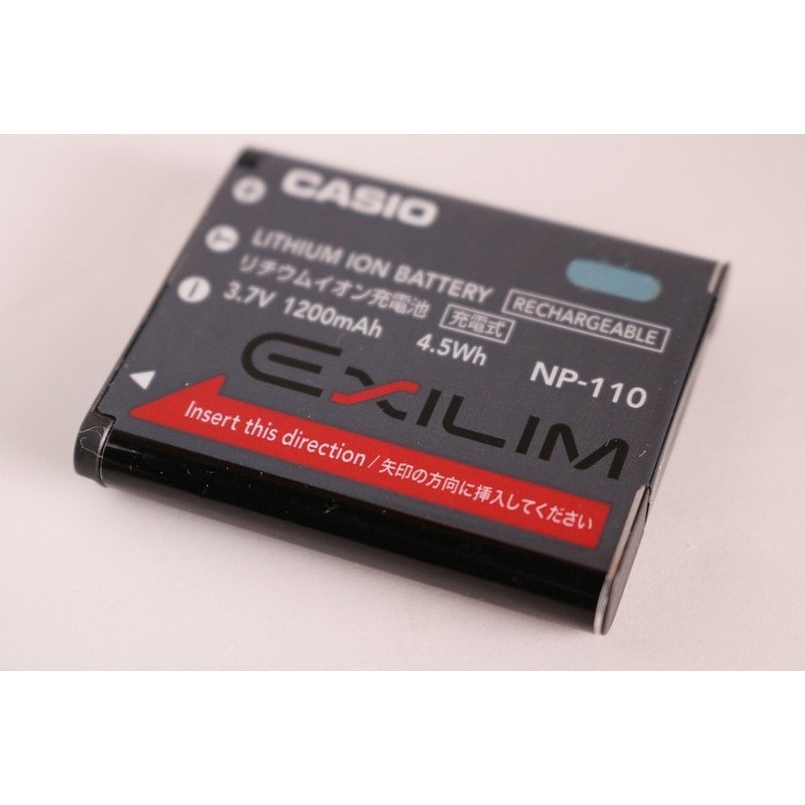 【本物/2個】CASIO NP-110 デジタルカメラ用リチウムイオン電池 2個セット【安心のメーカー入荷品！再点検済】