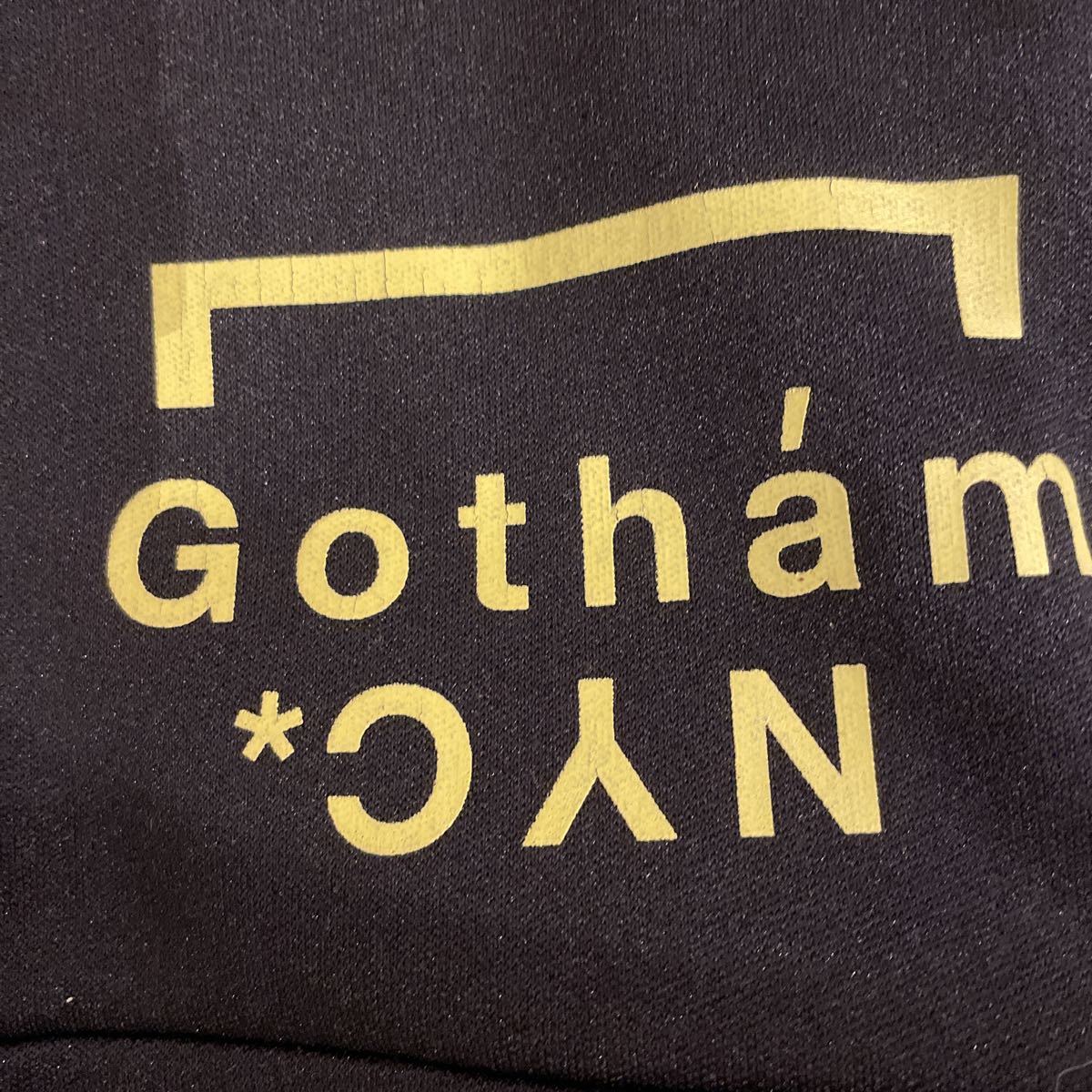 Mサイズ Gotham NYC ゴッサムエヌワイシー トラック ジャージ パンツ 黒 蛍光イエロー ニューヨーク_画像6