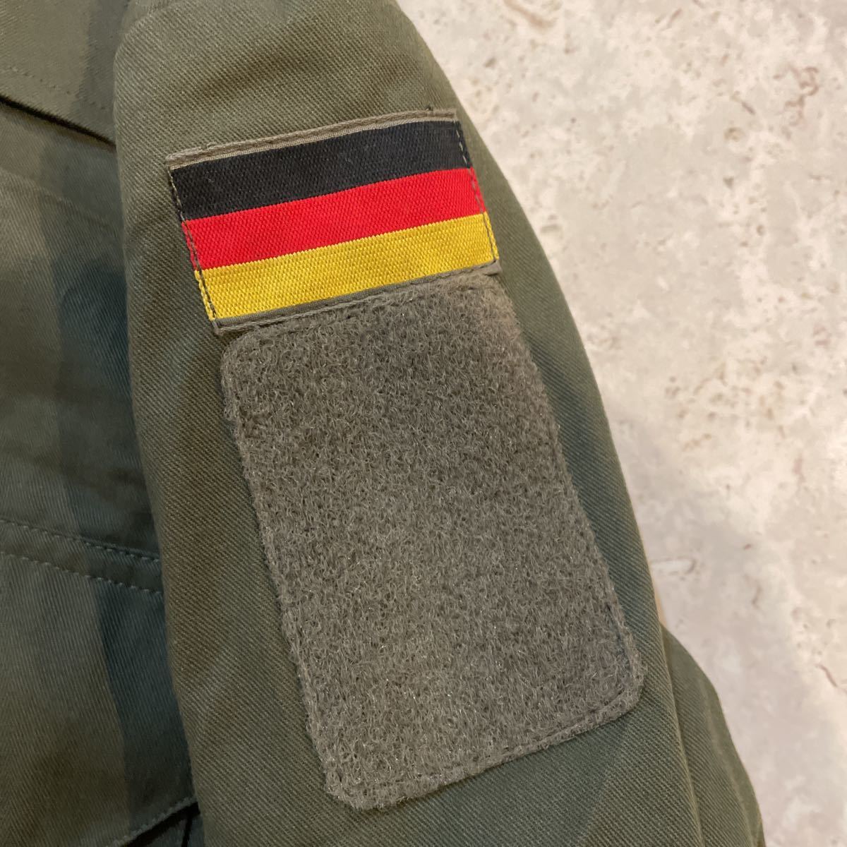 サイズ6 未使用 1988年製 ドイツ軍 長袖ミリタリー シャツジャケット ワークシャツ MARQUARDT & SCHULZ HANNOVERの画像8