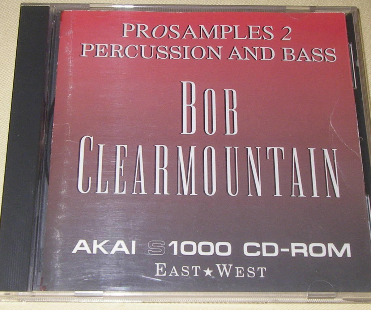 ★EAST WEST BOB CLEARMOUNTAIN PERCUSSION AND BASS SOUND LIBRARY (CD-ROM)★_画像3