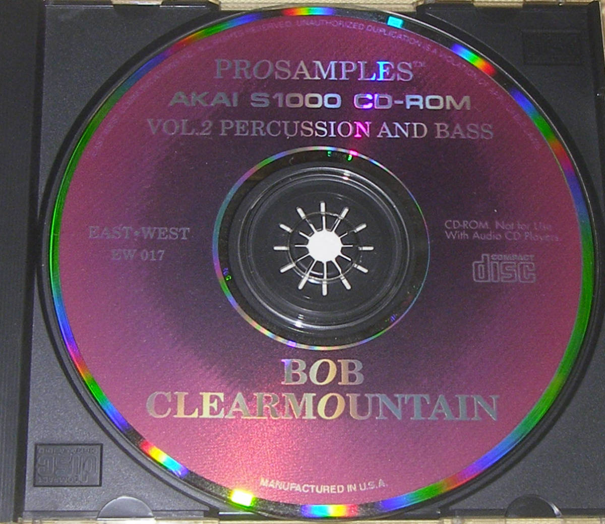 *EAST WEST BOB CLEARMOUNTAIN PERCUSSION AND BASS SOUND LIBRARY (CD-ROM)*