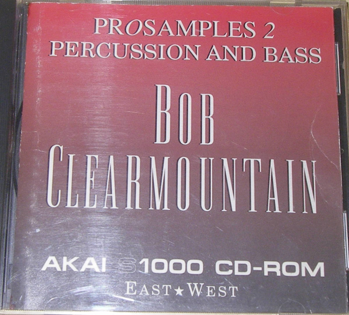 ★EAST WEST BOB CLEARMOUNTAIN PERCUSSION AND BASS SOUND LIBRARY (CD-ROM)★_画像2