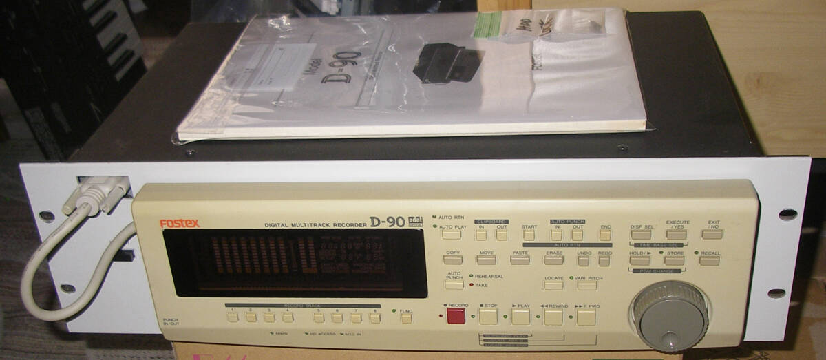 *FOSTEX D-90 DIGITAL MULTITRACK HDD 8-track Recorder*OK!!*MADE in JAPAN*