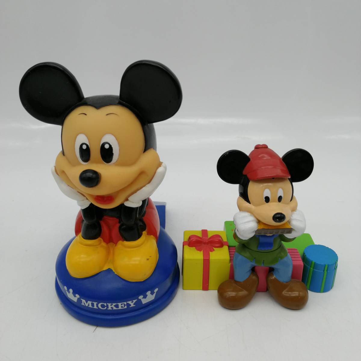 y2469 ミッキーマウス Disney ディズニー Mickey Mouse まとめて セット 未使用品 あり こたつカバー バスタオル 文房具 電卓 置物 貯金箱の画像10