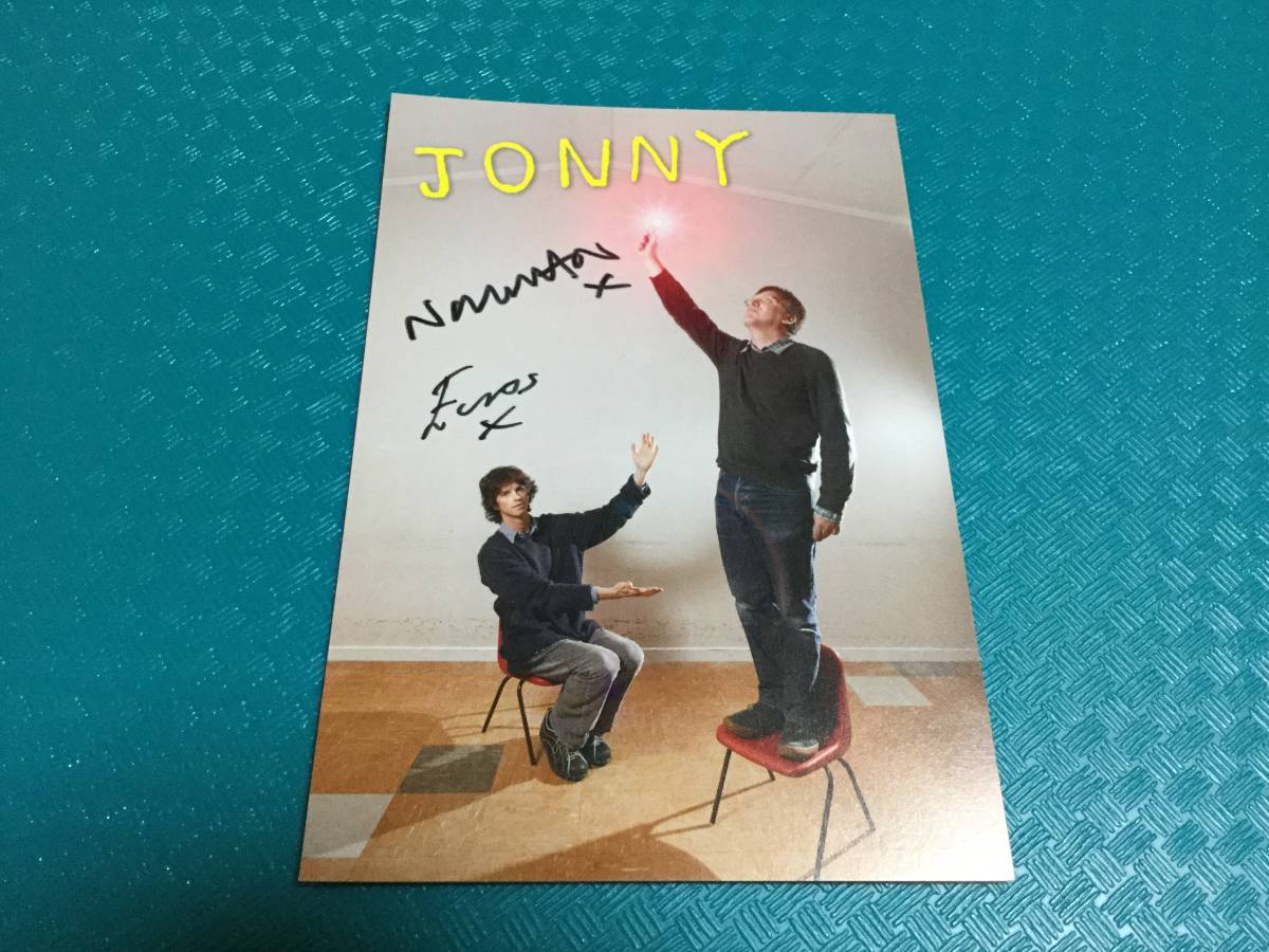 ジョニー JONNY 直筆サイン入りポストカード Teenage Fanclub ティーンエイジ・ファンクラブ ゴーキーズ・ザイゴティック・マンキ Gorky's _画像1