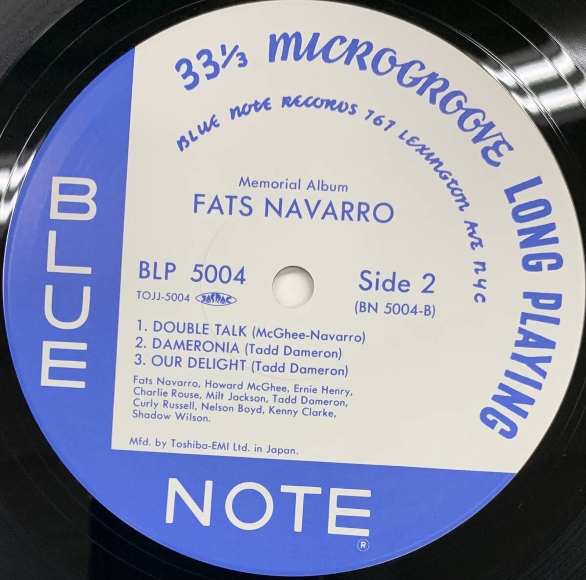 10インチ ファッツ・ナヴァロ / メモリアル・アルバム TOJJ-5004 帯付 予約限定 FATS NAVARRO Memorial Album BLUE NOTE ブルーノート_画像8