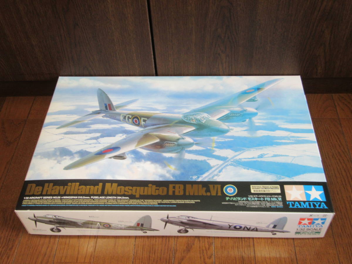 ☆タミヤ　デ・ハビランド　モスキートＦＢ Ｍk.Ⅵ　1/32 De Havilland Mosquito FM mk.Ⅵ☆_画像1