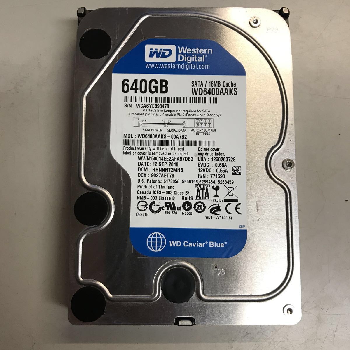 HDD 640GB WD6400AAKS e89