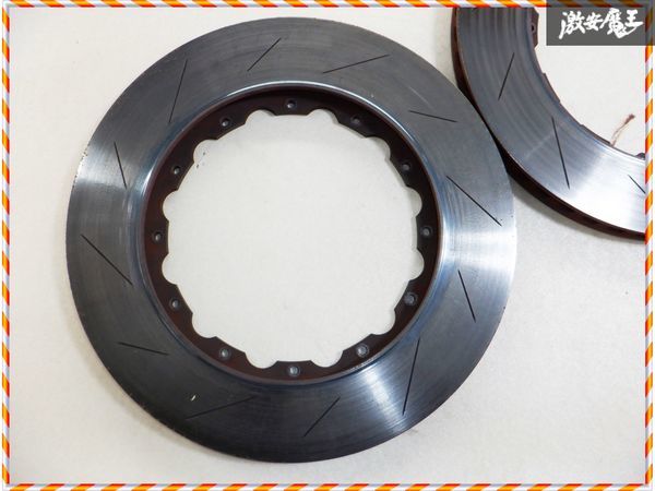  after market brake rotor disk slit 2 piece rotor - only outer diameter 398mm 12 hole left right shelves N5