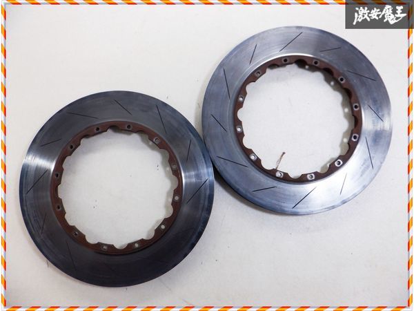  after market brake rotor disk slit 2 piece rotor - only outer diameter 398mm 12 hole left right shelves N5