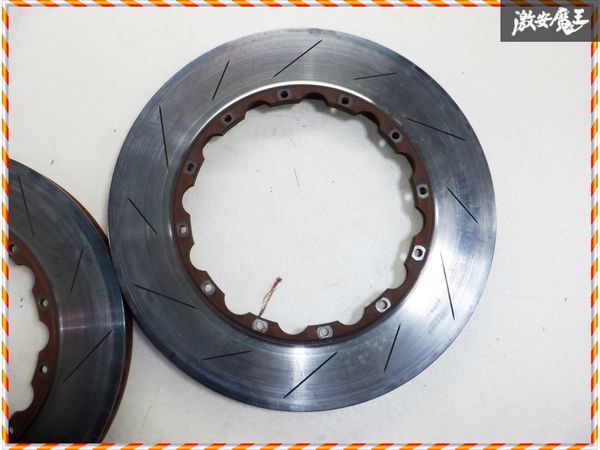  after market brake rotor disk slit 2 piece rotor - only outer diameter 398mm 12 hole left right shelves N5