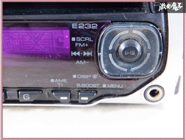 KENWOOD ケンウッド CD デッキ プレイヤー レシーバー E232S 1DIN カーオーディオ 即納 棚C5_画像4